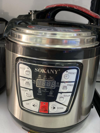 SOKANY OLLA MULTIFUNCIONAL 6L 1000W  DOBLE DESCUENTO