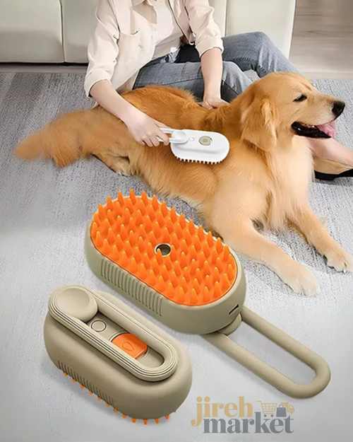 CEPILLO CON MANGO A VAPOR PARA MASCOTAS