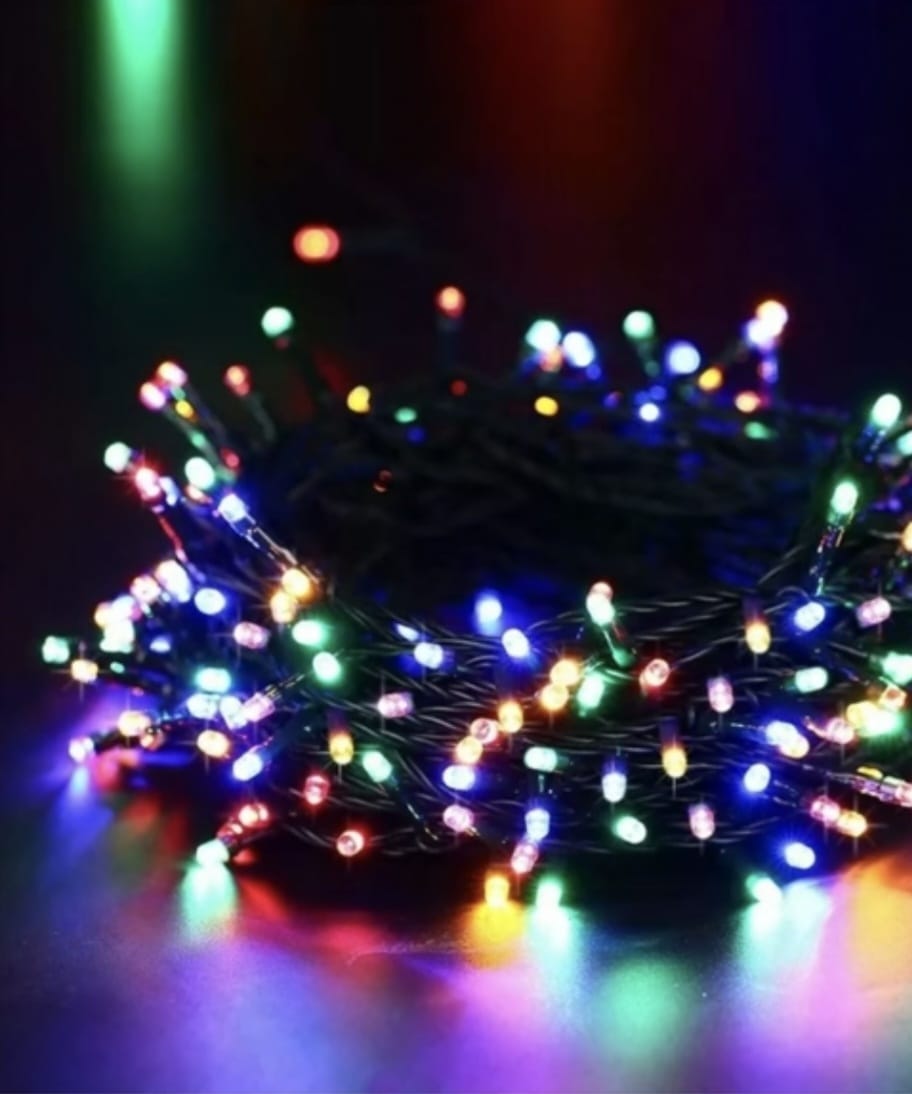 LUCES NAVIDAD CON PANEL SOLAR - RGB