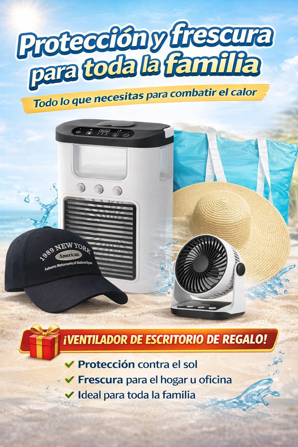 COMBO ANTI-CALOR 360° – Combate el Calor Total