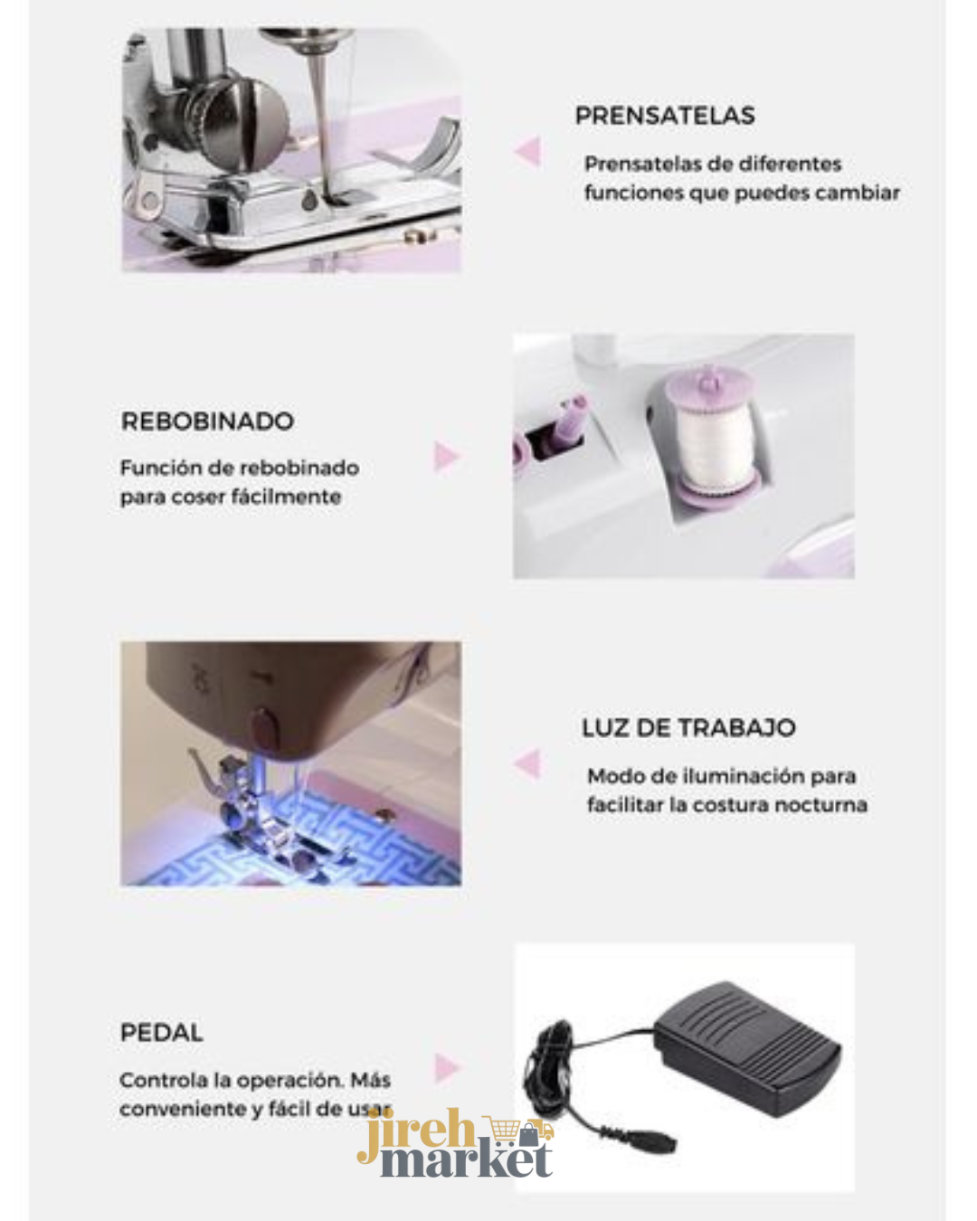 MAQUINA DE COSER ELECTRICA PORTATIL