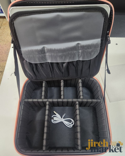 COSMETIQUERA CON ESPEJO LED