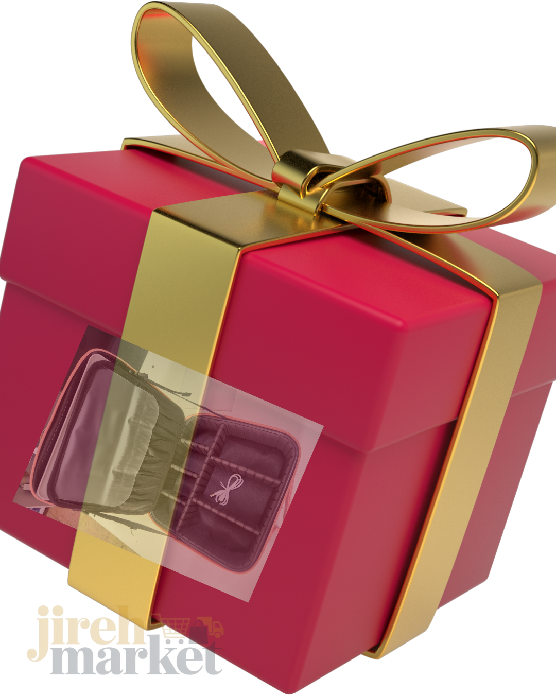 COSMETIQUERA CON ESPEJO LED