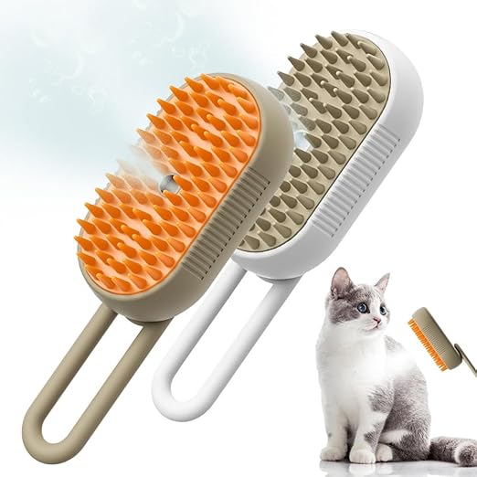 CEPILLO CON MANGO A VAPOR PARA MASCOTAS