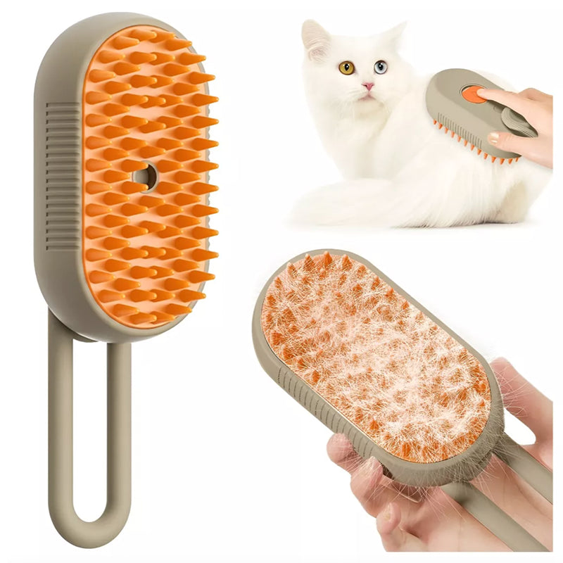 CEPILLO CON MANGO A VAPOR PARA MASCOTAS