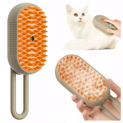 CEPILLO CON MANGO A VAPOR PARA MASCOTAS